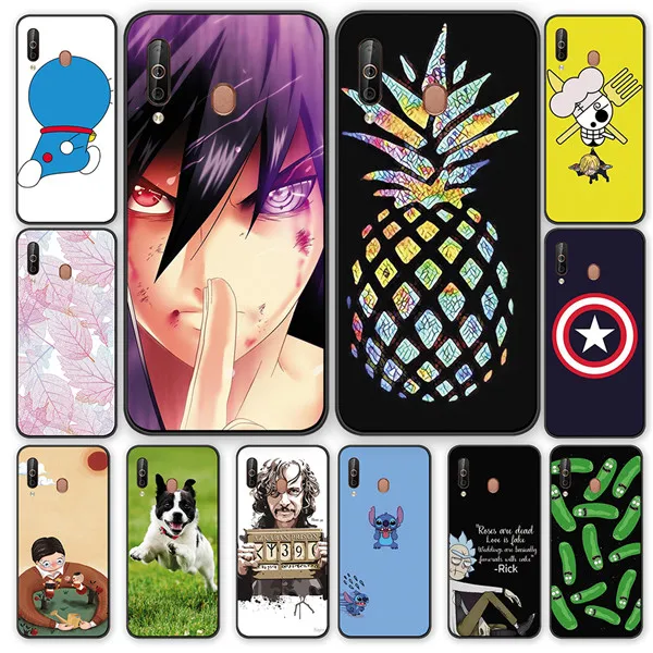 Funny Animal Cover Silicone TPU Phone Case For Samsung A40s S6edge Cute Flower Grass soft back Galaxy A9pro Note9 | Мобильные