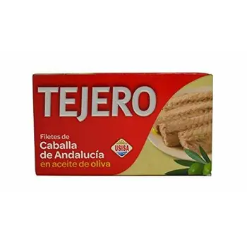 

Tejero - Filetes de caballa en aceite de oliva - 80 g