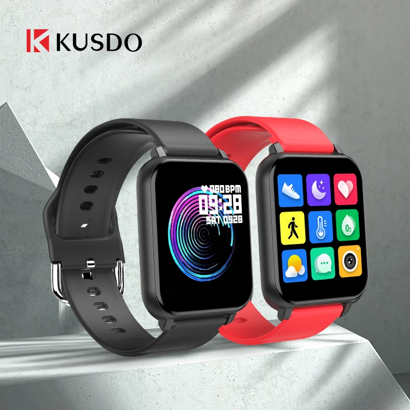 KUSDO 2020 Новые смарт часы IP67 водонепроницаемые Смарт мужские и женские спортивные