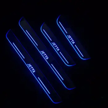 

LYQ led moving door scuff for Honda Jade ynamic door sill plate welcome lamp lining overlay Flow/fixed light