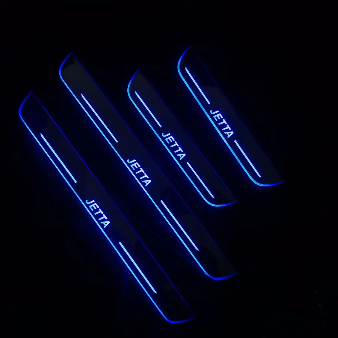

Led moving door scuff for Honda Jade special use ynamic door sill plate welcome lamp lining overlay Flow/fixed light