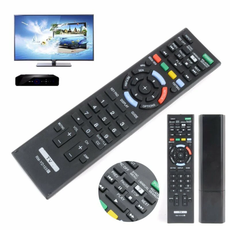

Plastic Remote Control Replaces For SONY Bravia RM-YD103 KDL-40HX750 KDL-50W790B