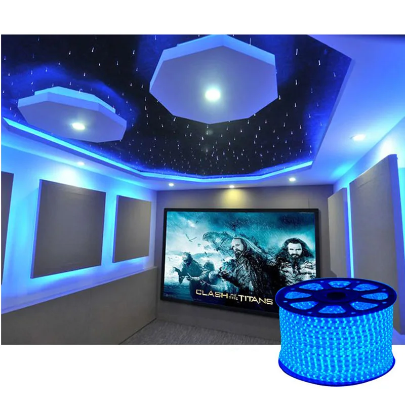 220V Waterproof Led strip light with EU Plug 2835 SMD flexible Rope Light,120 LedsM high brightness outdoor indoor decoration (21)