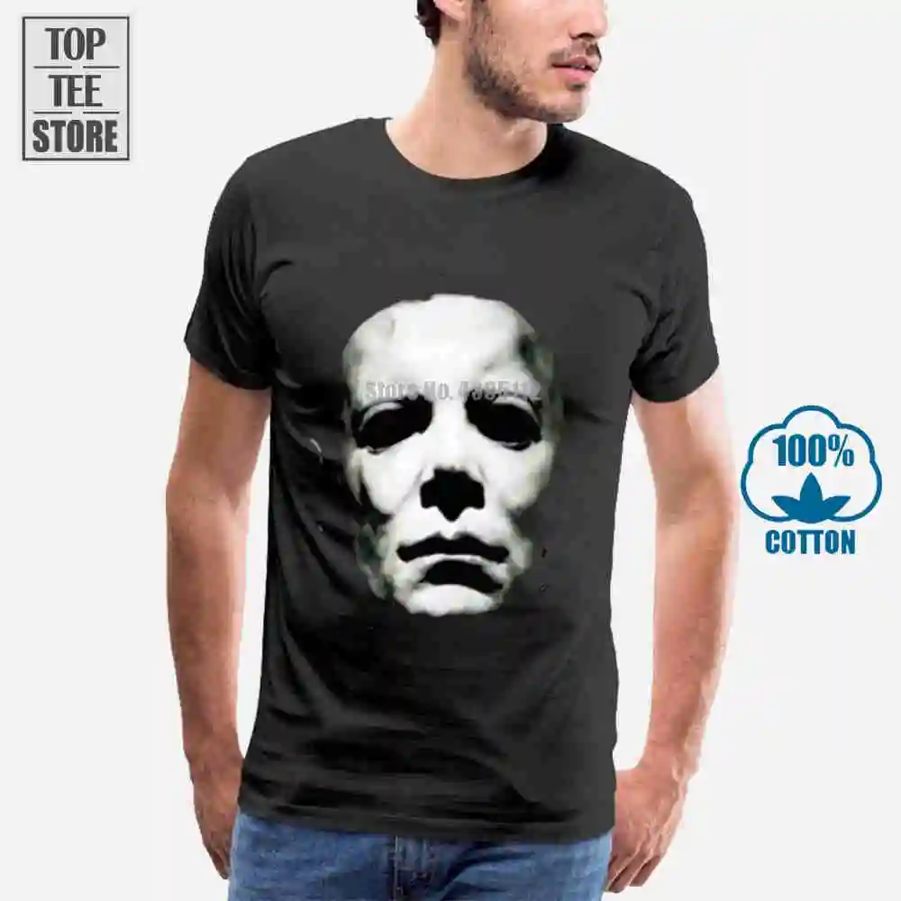 Майкл Майерс футболка Фильм Хэллоуин ужас Джон плоттер новинка от нас|t shirt movie|t