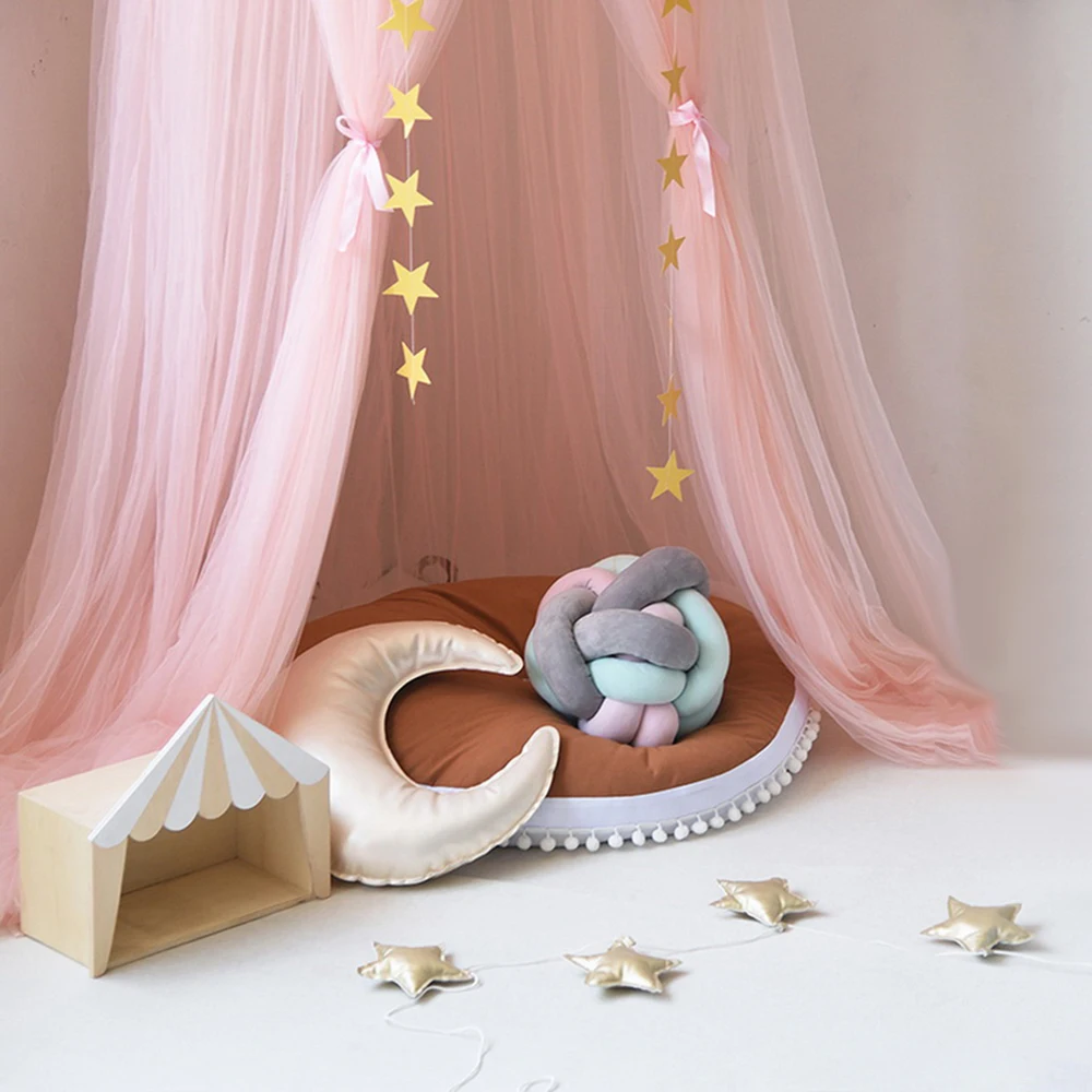 Urijk 1 шт. круговой серый балдахин кровать балдахин детская комната украшение кровать палатка Moustiquaire принцесса дети девочки круглый москитная сетка