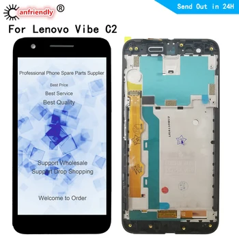 

For Lenovo Vibe C2 K10a40 LCD Display+Touch panel Screen Replacement Digitizer with frame Assembly Panel Glass For Lenovo C2