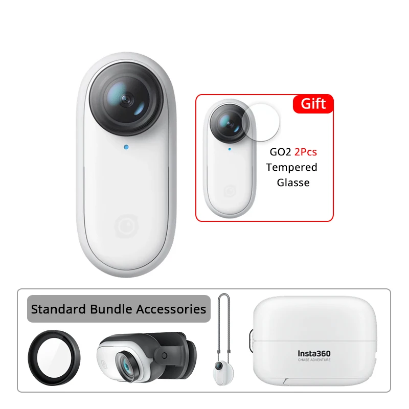 Insta360 GO 2 32G 64GB Small Action Camera Mini Sport Vlog Video Camera Insta360 Go 2 32G 64G Camera Go2 For IPhone and Android 