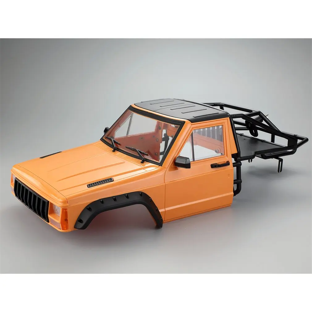 

RC Car Cherokee Body Cab & Back-Half Cage for 1/10 RC Crawler Traxxas TRX4 Axial SCX10 90046 Redcat GEN 8 Scout II