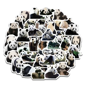 

50pcs / lot cute panda baby stickers hat suitcase laptop toy decal