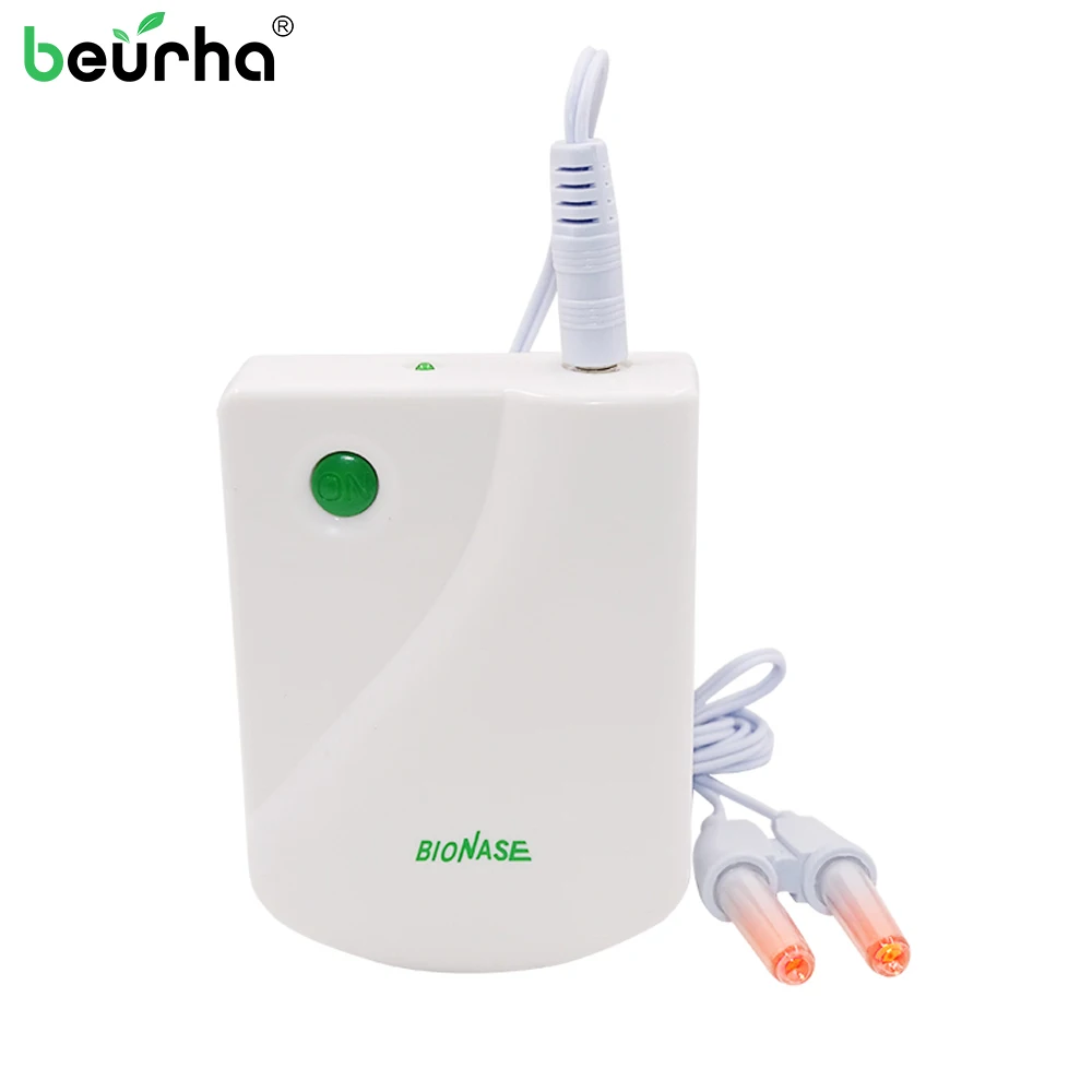 

Dropshipping 1 PC Nose Care Rhinitis Sinusitis Cure Therapy Massage Hay Fever Low Frequency Pulse Laser Nose Health Care Machine