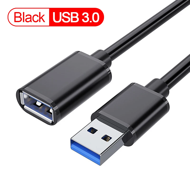 thumbnail image 1 of Essager-Cable de extensión USB 3,0 2,0, Extensor macho a hembra para Smart TV, PS4, Xbox One, portátil, USB 3,0, 1 of 5