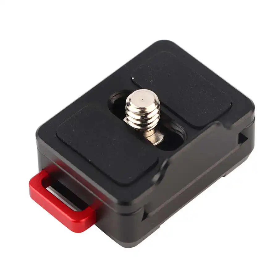 Camera Monitor Mount 1/4in Screw V Mount Quick Release Clamp Plate for SLR Camera Tripod Ball Head Field Monitor LED Light