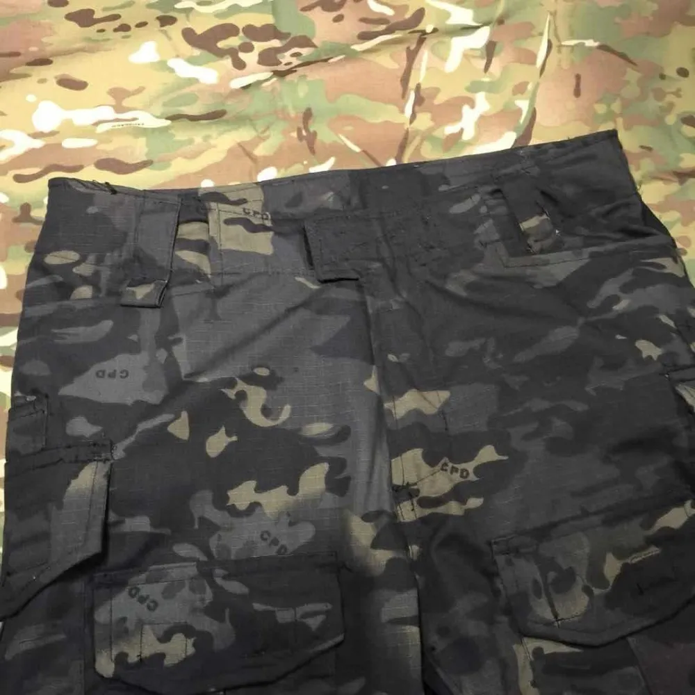 Upgrade Camouflage Unifrom Shirt Pant Fan Outdoor Training Clothes Field CS Equipment Tops Trouser outdoor training clothes