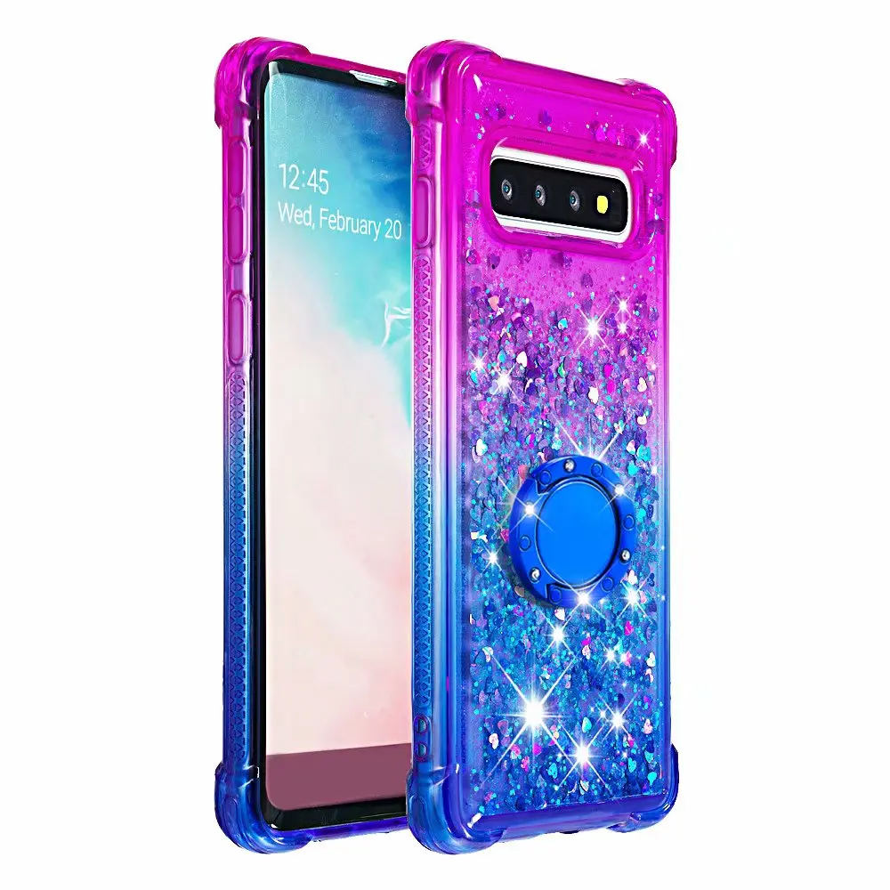 Противоударный чехол для samsung Galaxy S9 S8 S10 плюс Note9 S10lite Note8 на 360 ° с подставкой-держателем в виде кольца Galaxy Note 10 чехол
