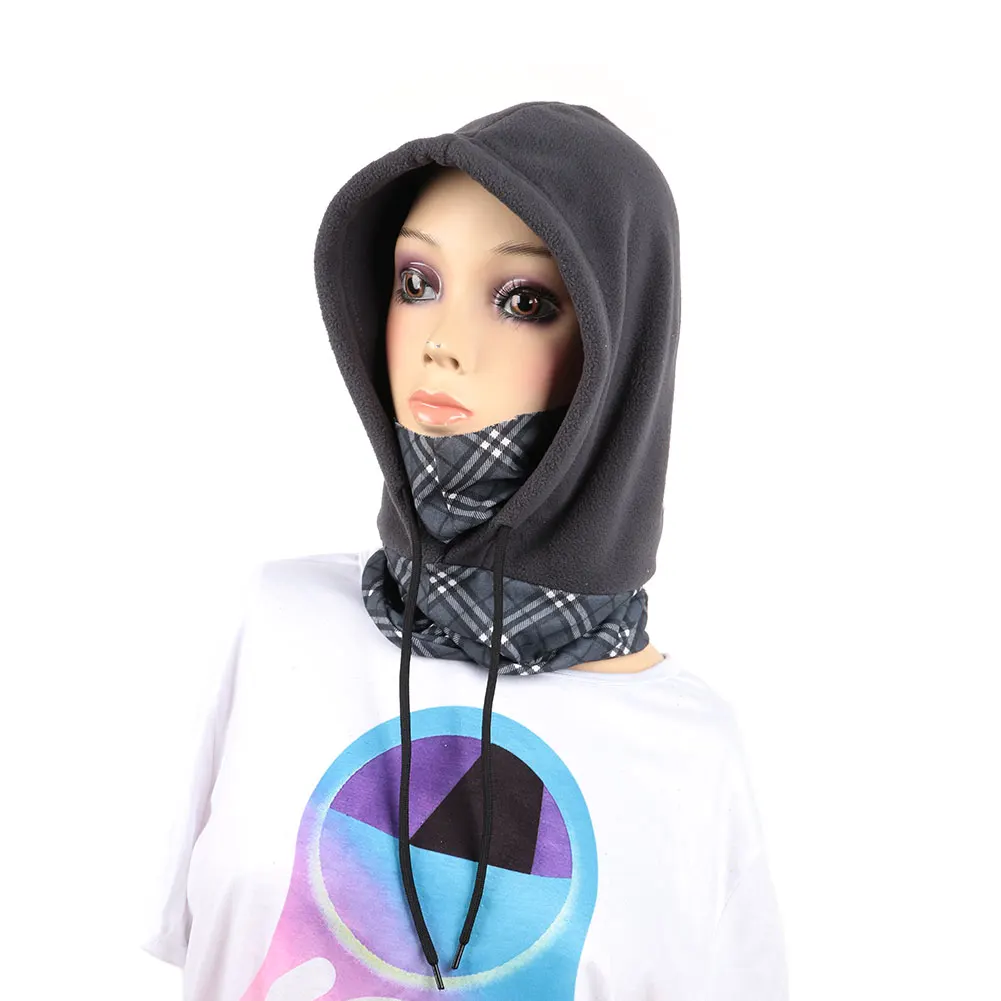 grey Велосипедный велосипед катание на лыжах зимний ветрозащитный шейный теплый капюшон-Балаклава маска Крышка - Цвет: grey