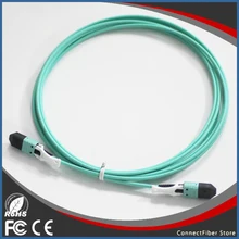 12 волокон MPO оптический багажник OM3 кабель