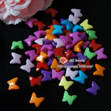 Детская забавная развивающая игрушка для девочек, браслет из бисера/ожерелье, акриловые аксессуары в виде бабочек