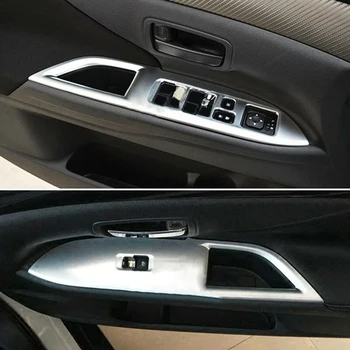 

Accessories Window Switch Cover Kit Replacement Auto Matte Silver Trim