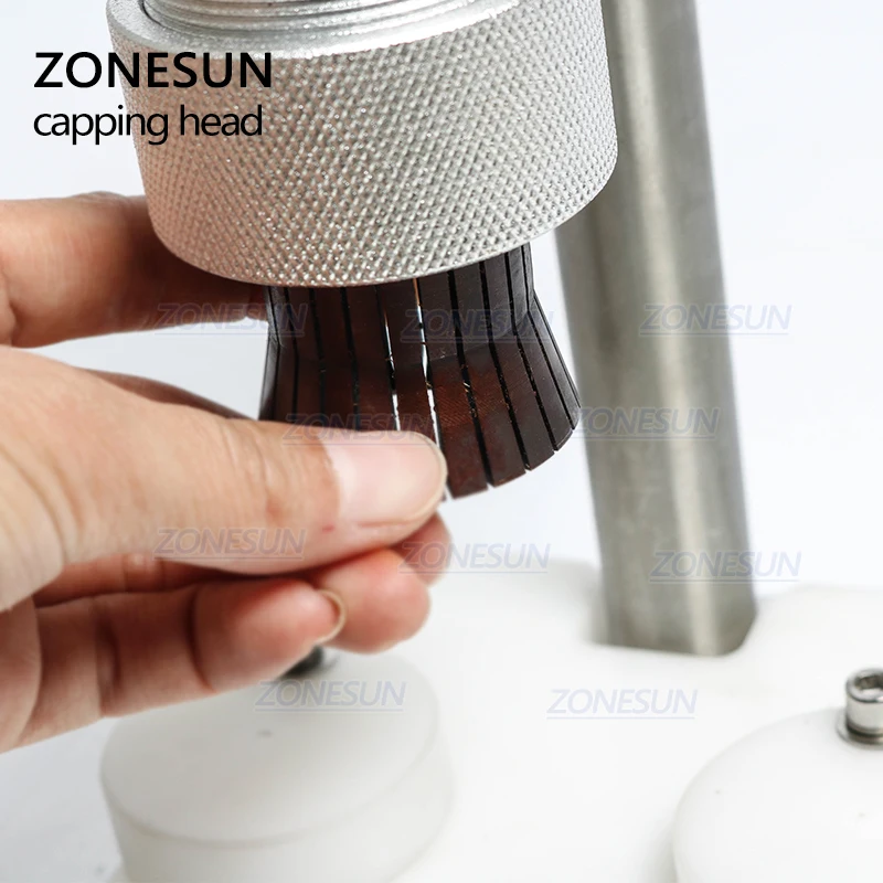 ZONESUN заказной укупорочный патрон головка для бутылки духов укупорочная машина