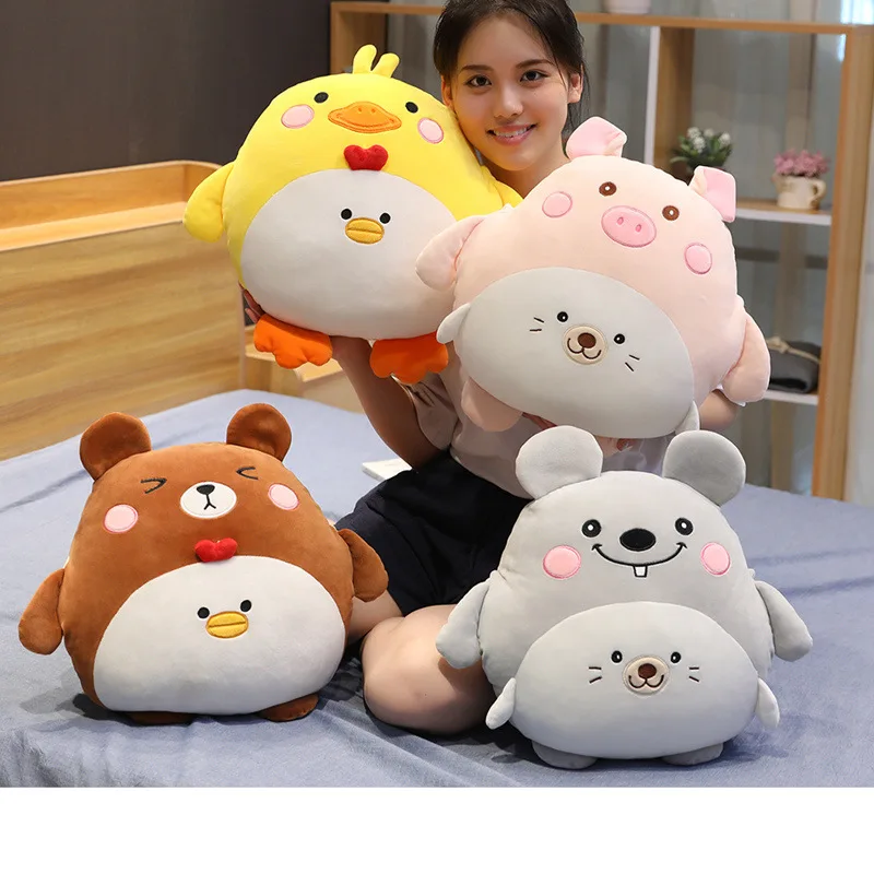 Интернет-звезда многофункциональная подушка и одеяло с животными три в одном воздухопроницаемое одеяло весна лето студентов фланелевое одеяло