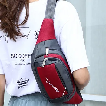 

Oxford Waist Bag designer Zipper Chest Bag Unisex Fashion Simple Sport Single Shoulder Messenger Bag Waist Packs #117