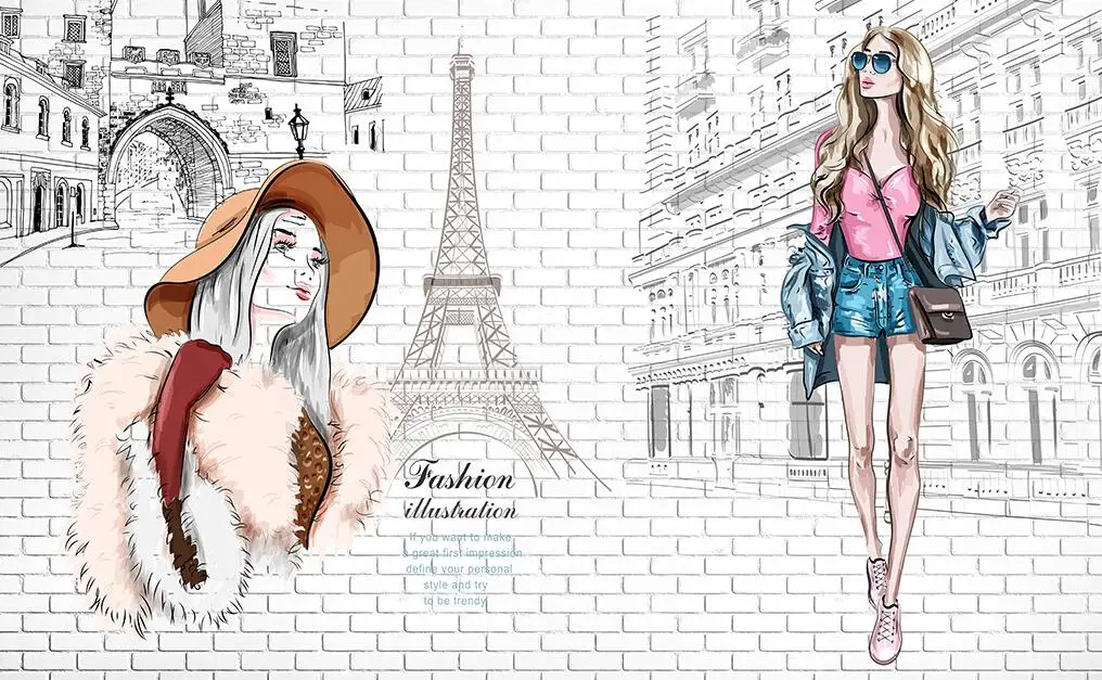 de roupas pintados à mão moda meninas