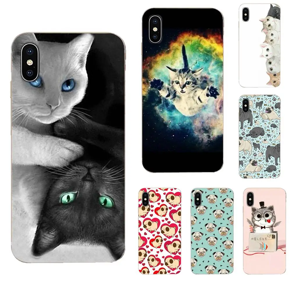 Cute Animal Cat Bulldogs Soft TPU Hotsales For Xiaomi Redmi Mi 4 7A 9T K20 CC9 CC9e Note 7 8 9 Y3 SE Pro Prime Go Play | Мобильные