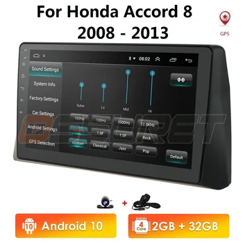 

10.1" 2 Din Android Head Unit Car Radio GPS Navi Multimedia car no dvd Player For Honda accord 8 2008-2013 Stereo AutoRadio 2+32