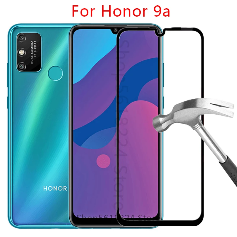 Чехол для honor 9a защитный чехол из закаленного стекла huawei 9 a a9 телефона 6 3 дюйма