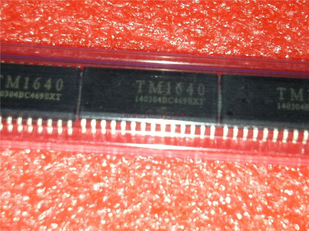 100 шт./лот TM1640 1640 лапками углублением SOP-28