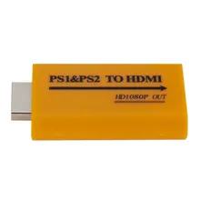 Для PS1/PS2 для обновления HDMI поддерживает выход 1080P для PS1 к HDMI PS2 к HDMI HD