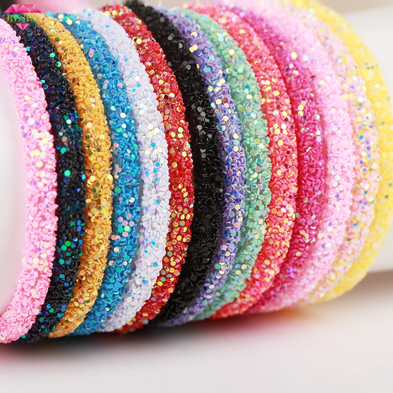 Sparkling Glitter Rhinestones & Sequins Trim for DIY Decoration and Crafts