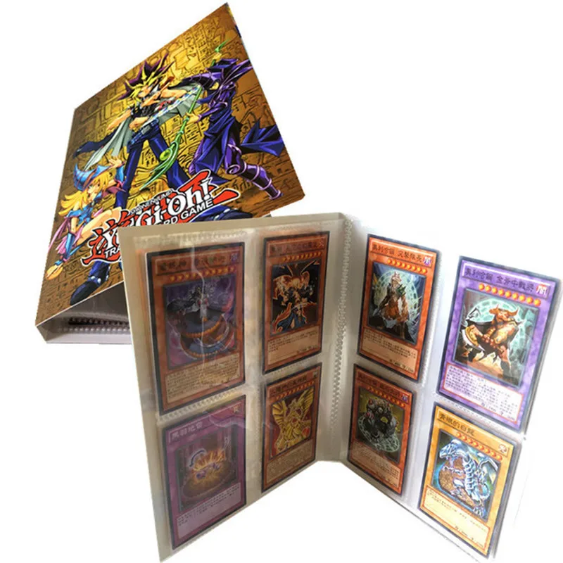 Yu Gi Oh карточная Коллекция Книга для хранения карт отделка аниме карты детские игрушки игра мастер детская карточная книга