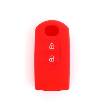 

2 Button Car Remote Control Silicone Protective Sleeve Case For Mazda 3 Remote Control Cover Wear Resistant
