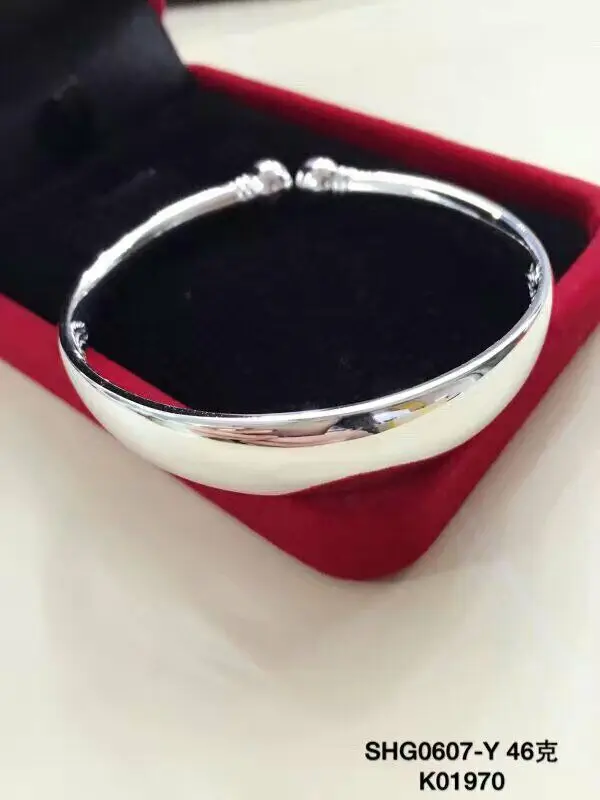 

YPD2168 s999 pure silver bracelet with opening and glossy face to Pearl lady's Silver Bracelet
