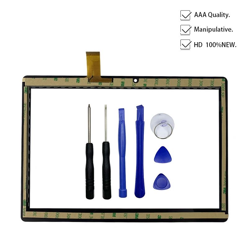 10," дюймовый сенсорный экран сенсорный дигитайзер замена стеклянная панель XLD1069-V0