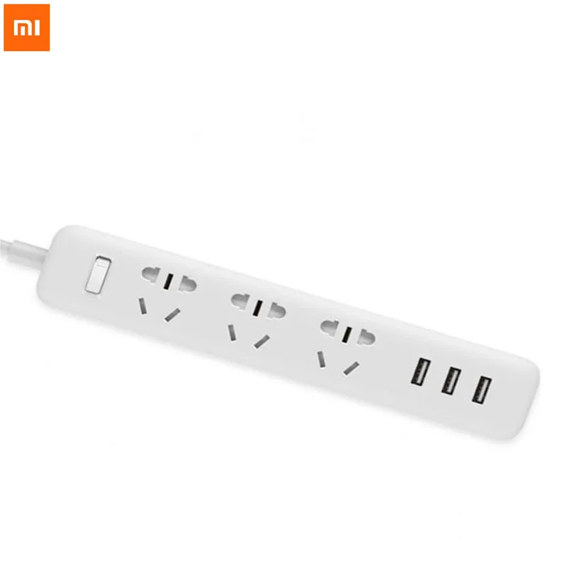 Оригинальный XiaoMi быстрая зарядка 2 1 А USB 3 порта стандартная розетка европейского