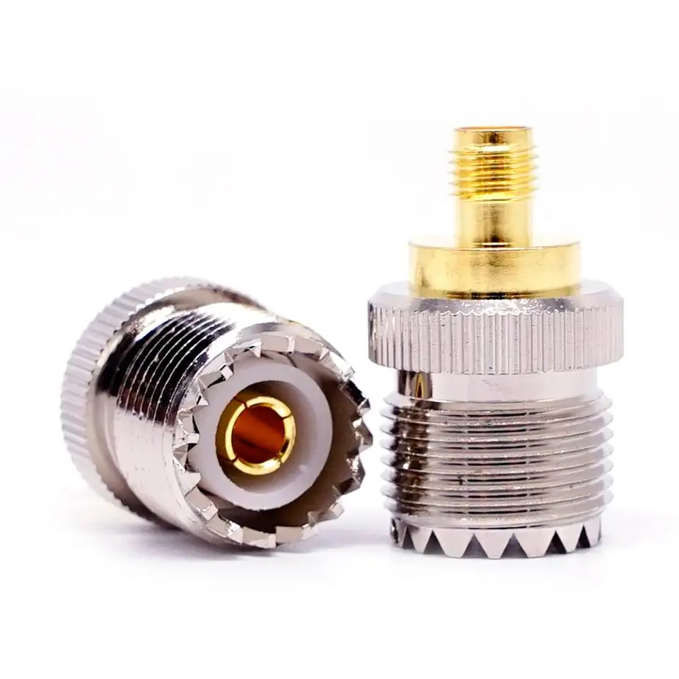 Adattatore RF SMA Femmina A SO239 UHF Femmina – Nuovo, Connettori Radio