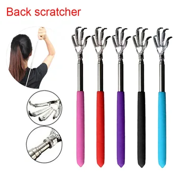 

1/3/5pcs Portable Convenient Claw Telescopic Back Scratcher Itch Scratch Massage Tool Adjustable Size 22-59CM Random Color