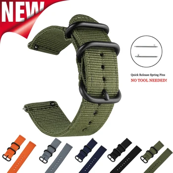 

Sport Woven Nylon 24mm Universal Watch Band 22mm/20mm/18mm Strap For Gear S3 Gear S2 Classic Galaxy Watch Smart Watch BandStrap