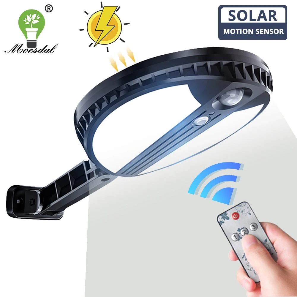 

LED Solar Light Powerful PIR Motion Sensor Solar Wall Lamp Waterproof Outdoor Garden Lighting Street Lamps with Remote Control