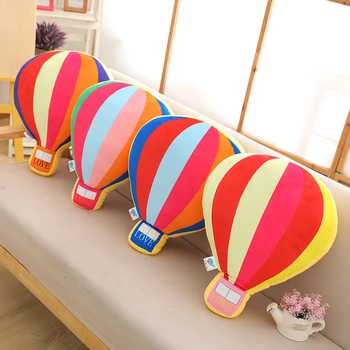 

Candice guo plush toy cartoon Hot Air Balloon pillow cushion christmas present birthday gift 1pc