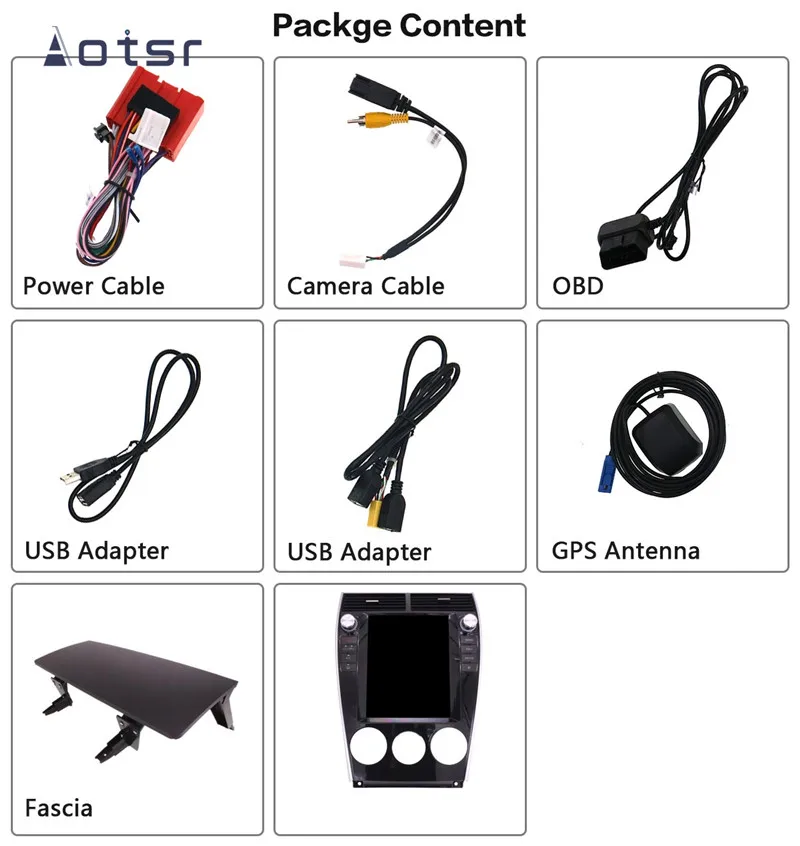 Sale Tesla Style Android 7 Vertical Screen GPS Navigation No DVD Player For Mazda 6 2002-2008 Auto Stereo Multimedia Player Head Unit 15