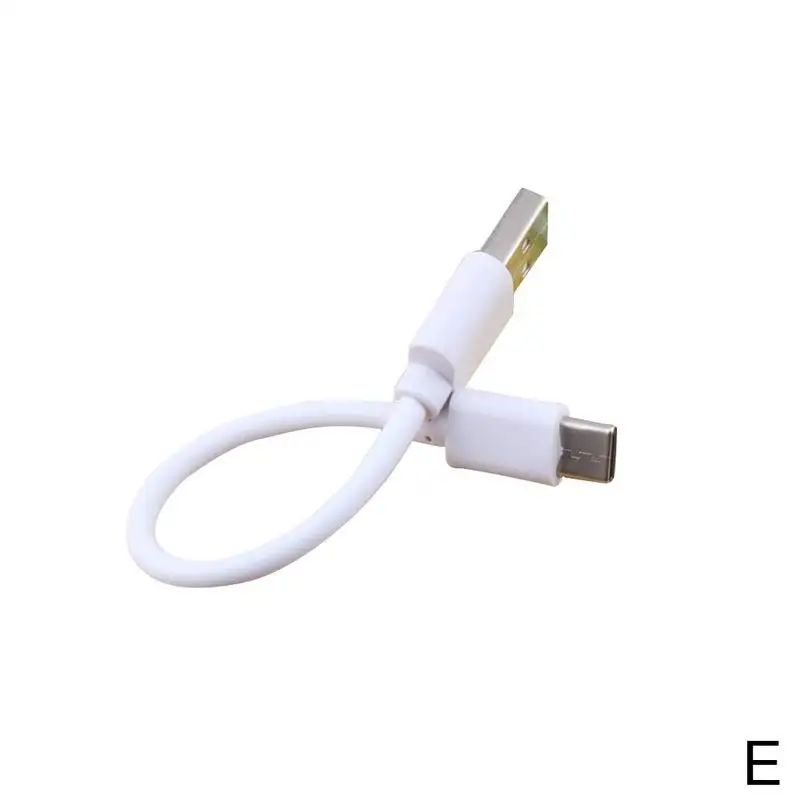 15 см короткий Micro Usb кабель Тип кабель Быстрая зарядка синхронизации данных Usb адаптер для samsung для Xiaomi - Цвет: White Android Head