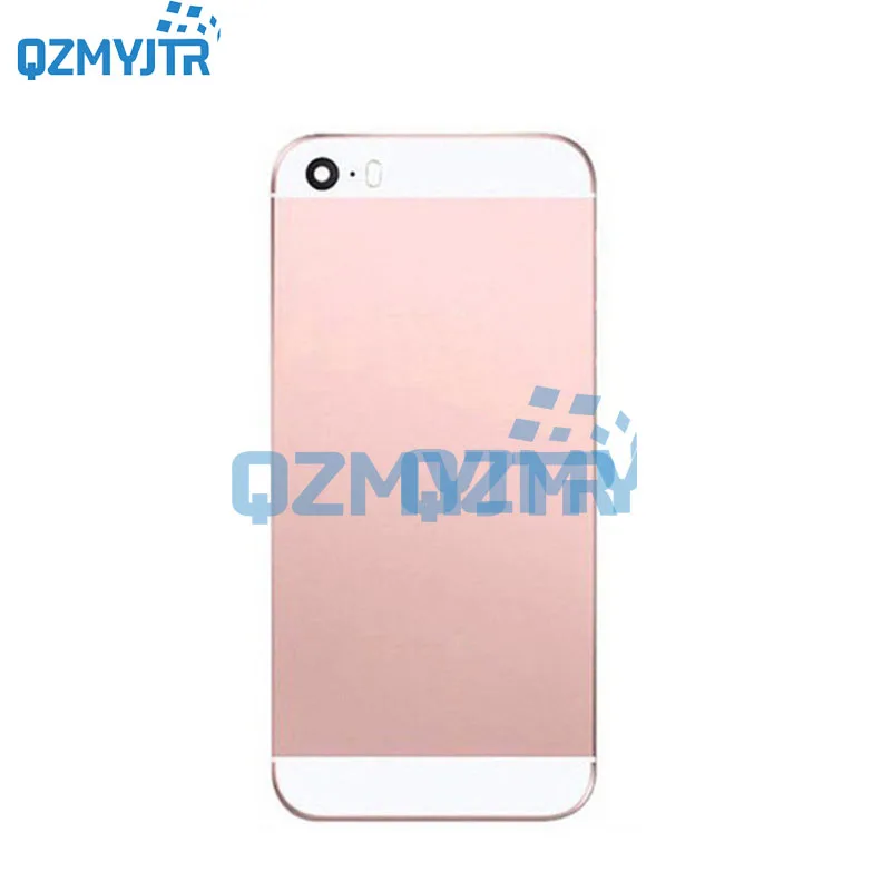 4," для iphone 5s крышка батареи задняя крышка Корпус задняя дверь Чехол средняя рамка Шасси с боковой сборка кнопок для iphone SE 5SE
