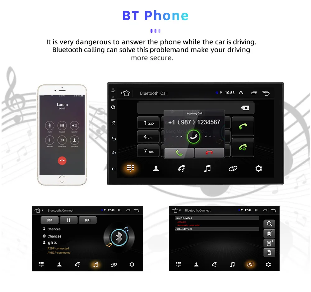 JMANCE 2 Din Android 10 Carplay car radio GPS Bluetooth 4G Net Audio Stereo WIFI USB FM 2Din Auto Autoradio For VW Nissan toyota