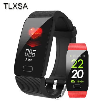 

Smart Bracelet Fitness Tracker Watch Pedometer Waterproof Smartband Heart Rate Monitor Weather Display Wristband Fit Women Men