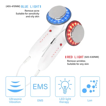 

DropShipping 6 In 1 EMS Ultrasonic Body Slimming Loss Weight Anti Cellulite Massage Fat Burner Infrared Therapy Facial Machine
