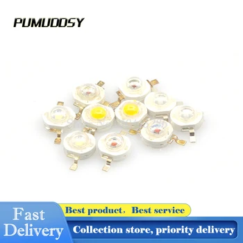 

10PCS/LOT 1W LED Yellow high power led bead high brightness yellow LED Diode Beads