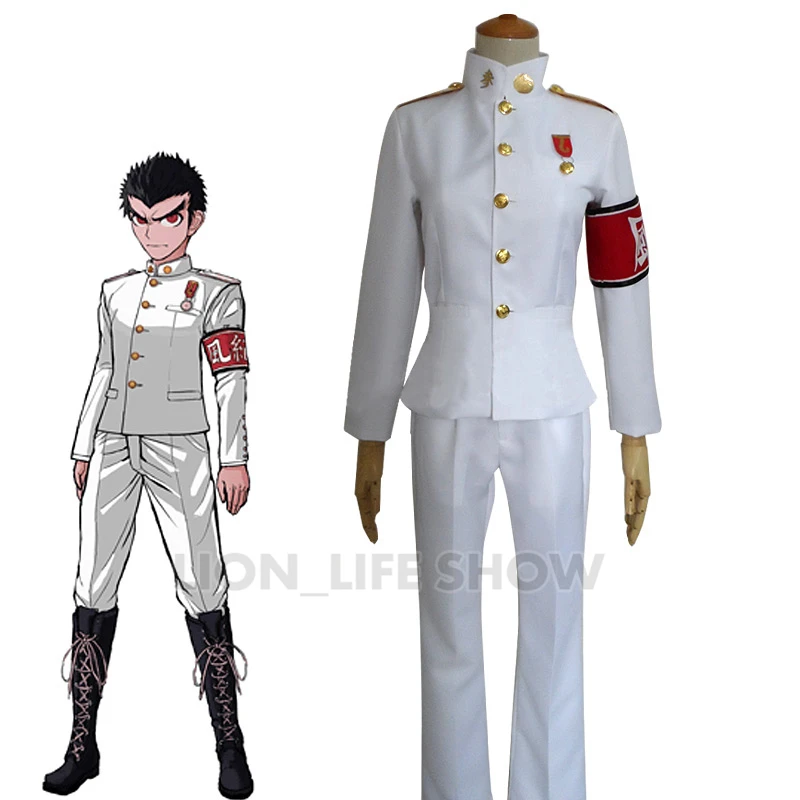 Danganronpa Dangan-Ronpa IShimaru Kiyotaka Uniform CoSplay KoStuum volledige3